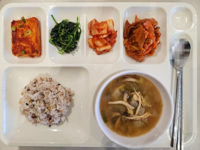 10월 7일 점심 식사 사진